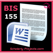 BIS 155 Week 6 iLab | Three-Scenario Analysis on Memo Template