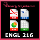 ENGL 216 Technical Writing