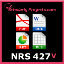 NRS 427V Concepts in Community and Public Health