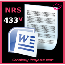 NRS 433V Topic 3 | DQ 1 & 2