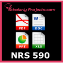 NUR 590 Evidence-Based Practice Project