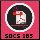 SOCS 185 Culture and Society