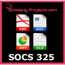 SOCS 325 Environmental Sociology SOCS 325 Environmental Sociology
